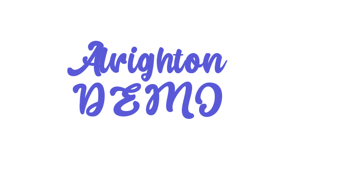 Alrighton DEMO Font Download