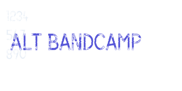 Alt Bandcamp font