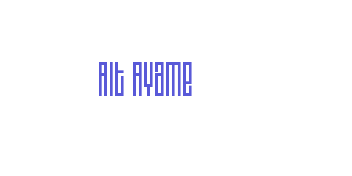 Alt Ayame Font Download