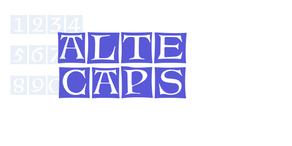 Alte Caps font free