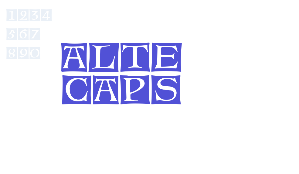 Alte Caps-font-download