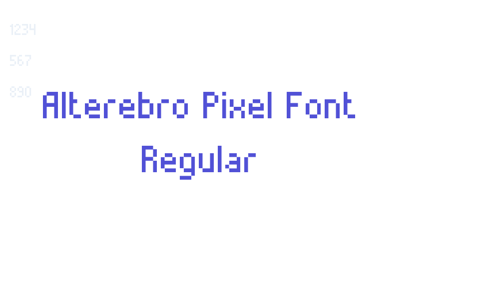 Alterebro Pixel Font Regular-font-download