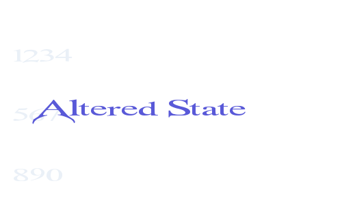 Altered State Font Download