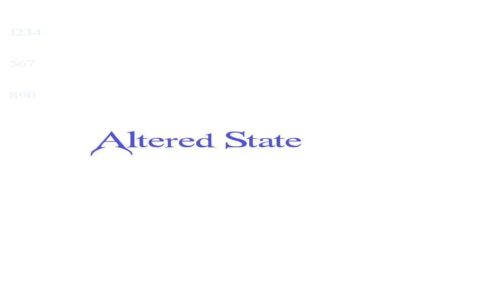 Altered State-font-download