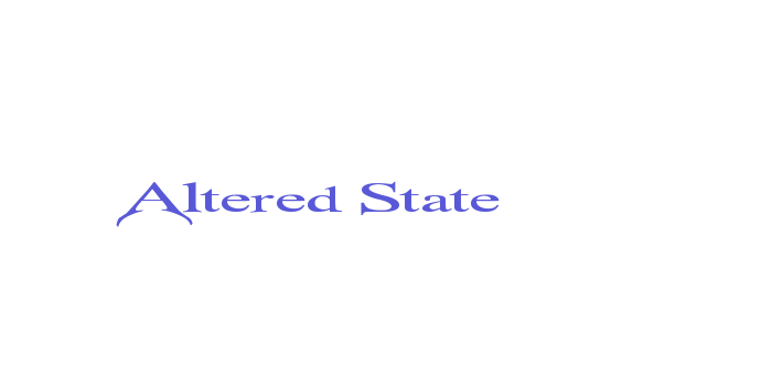 Altered State Font