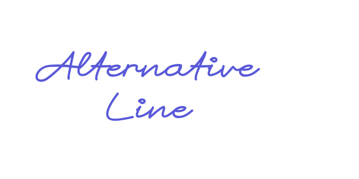 Alternative Line Font Download