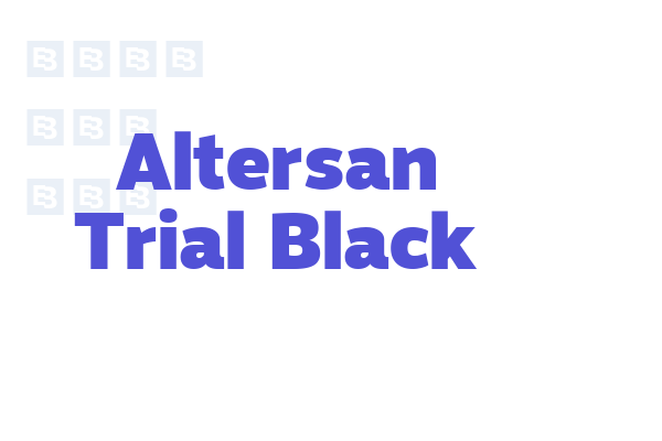 Altersan Trial Black