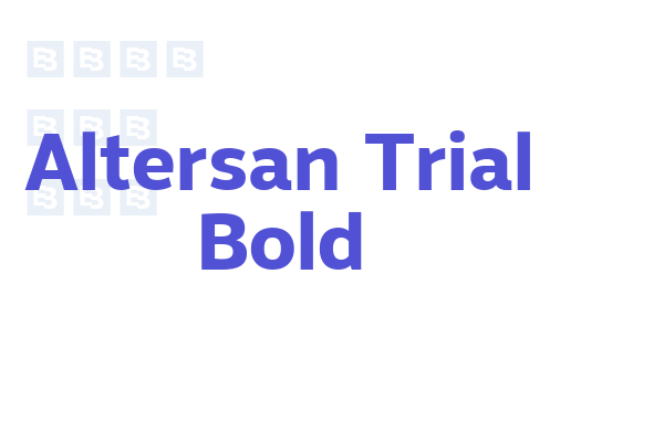 Altersan Trial Bold