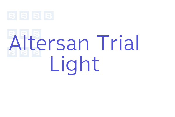 Altersan Trial Light