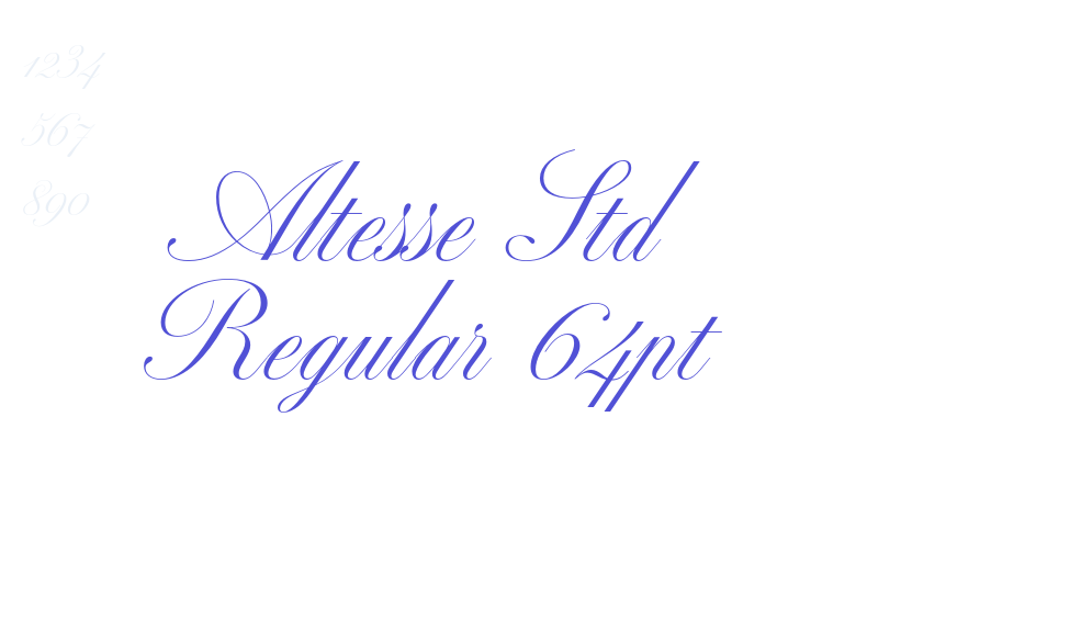 Altesse Std Regular 64pt-font-download