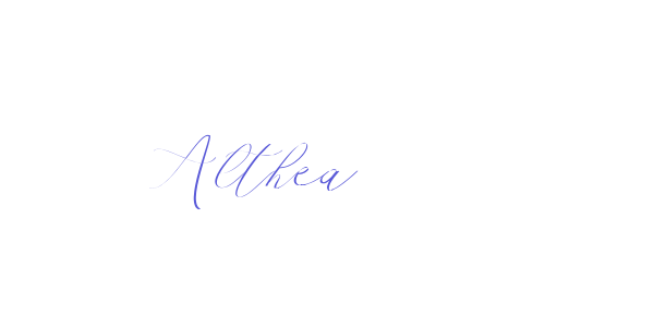 Althea font free