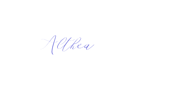 Althea Font Download