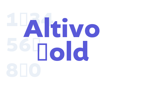 Altivo Bold Font