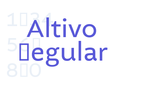 Altivo Regular Font