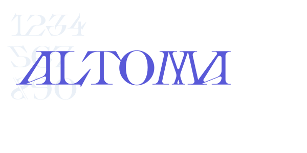 Altoma font free