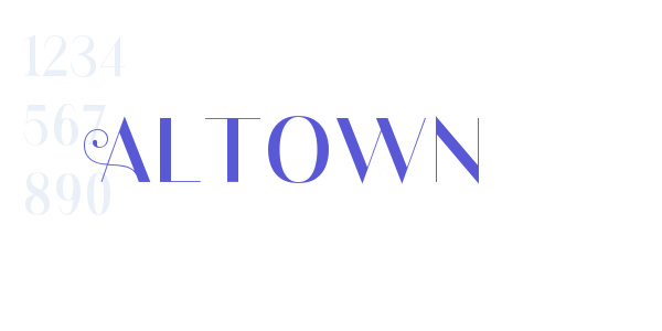 Altown font free