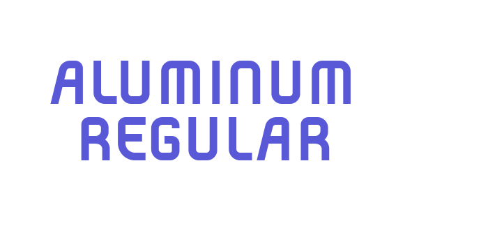 Aluminum Regular Font Download