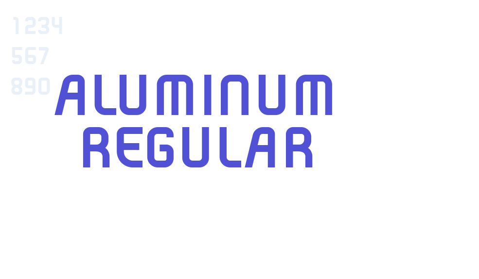 Aluminum Regular-font-download