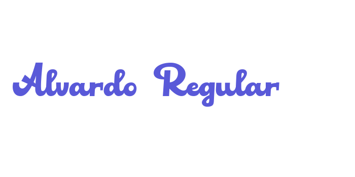 Alvardo Regular Font Download