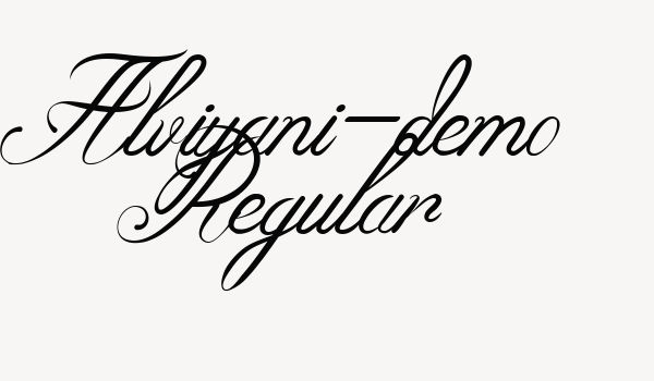 Alviyani-demo Regular Font