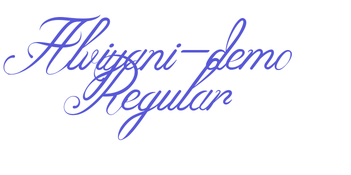 Alviyani-demo Regular Font Download