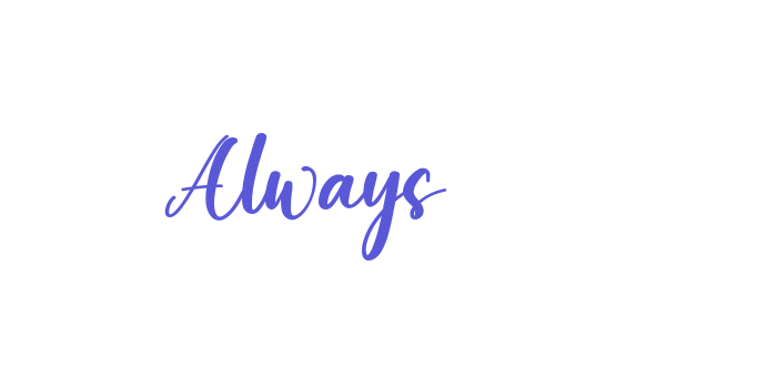 Always Font