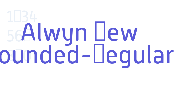 Alwyn New Rounded-Regular font free