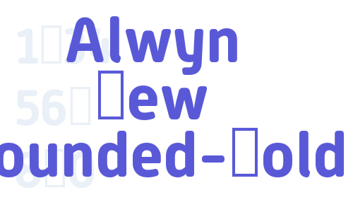 Alwyn New Rounded-Bold Font Download