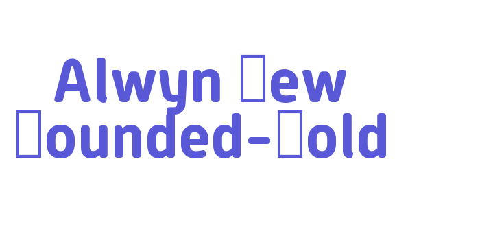 Alwyn New Rounded-Bold Font Download