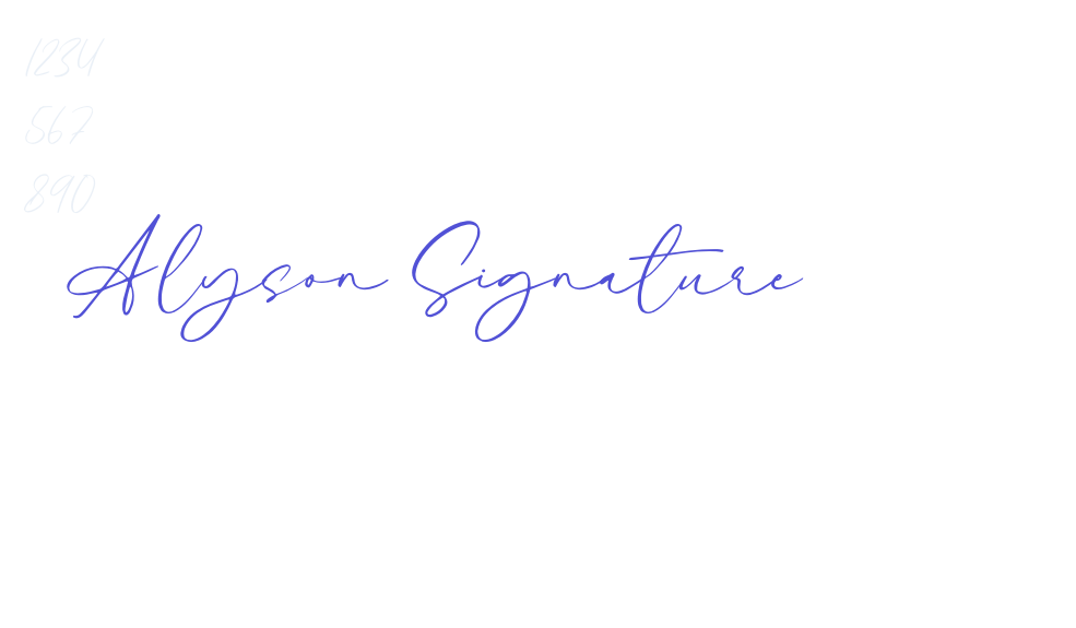 Alyson Signature-font-download