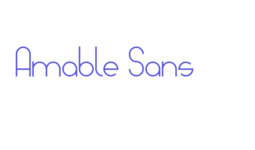 Amable Sans Font