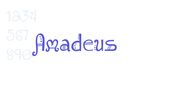 Amadeus font free