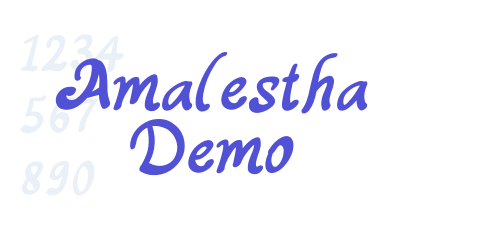 Amalestha Demo-font-download