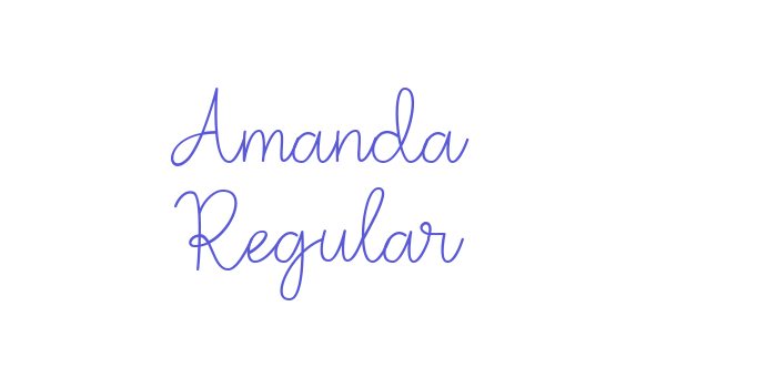 Amanda Regular Font