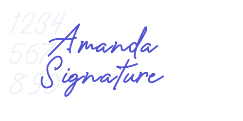Amanda Signature-font-download