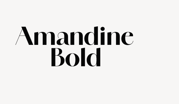 Amandine Bold Font