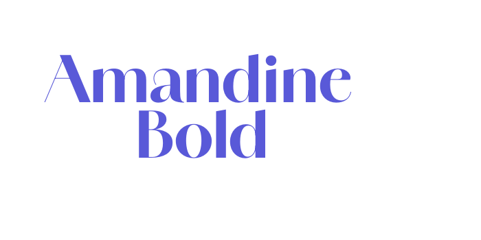 Amandine Bold Font Download