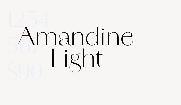 Amandine Light Font