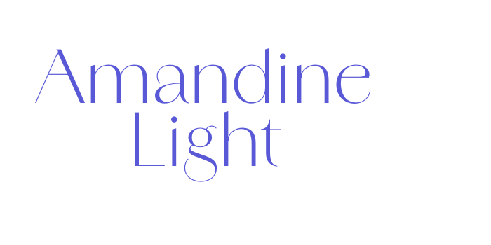 Amandine Light Font