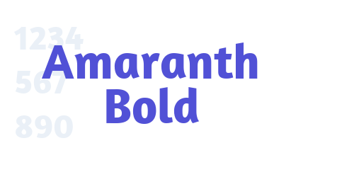Amaranth Bold-font-download