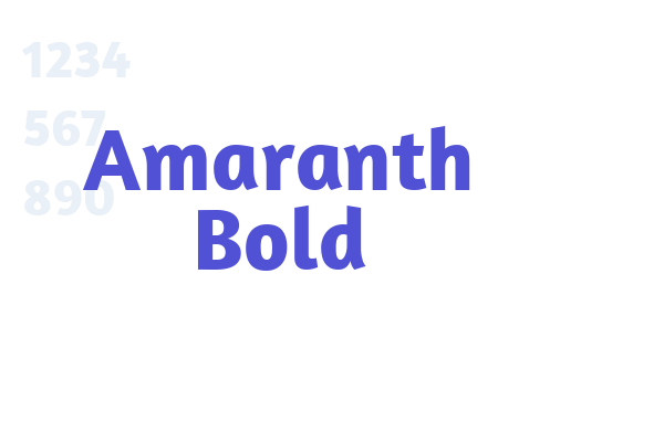 Amaranth Bold