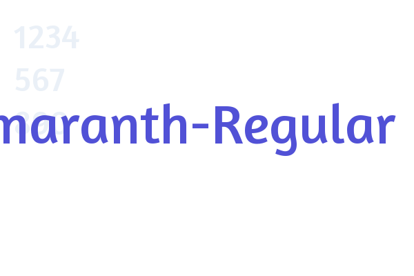 Amaranth-Regular