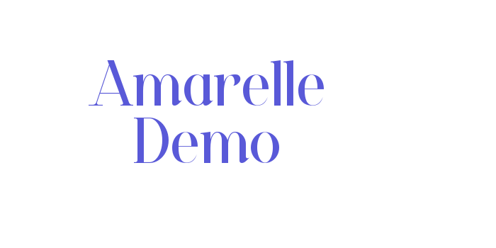 Download Amarelle Demo Font