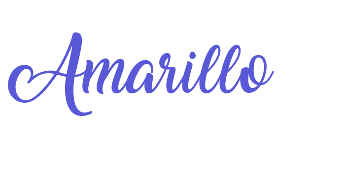 Amarillo Font Download