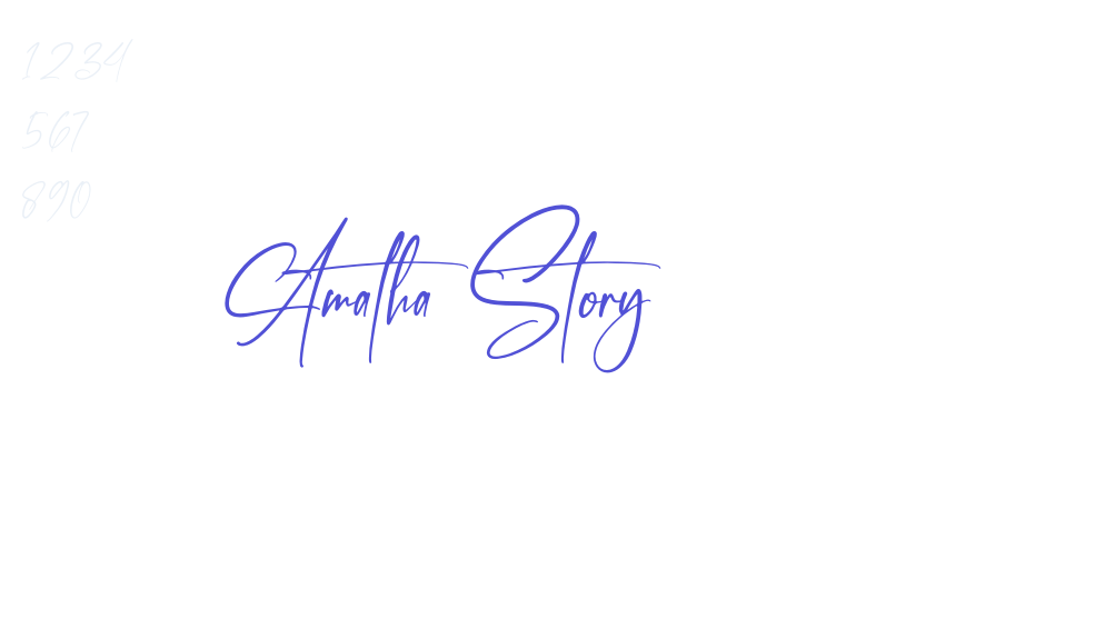 Amatha Story-font-download