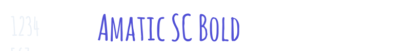 Amatic SC Bold-font