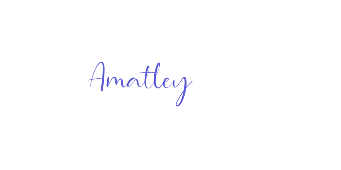 Amatley Font Download