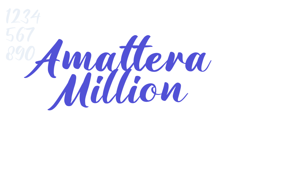 Amattera Million-font-download