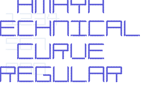 Amaya Technical Curve Regular Font Download