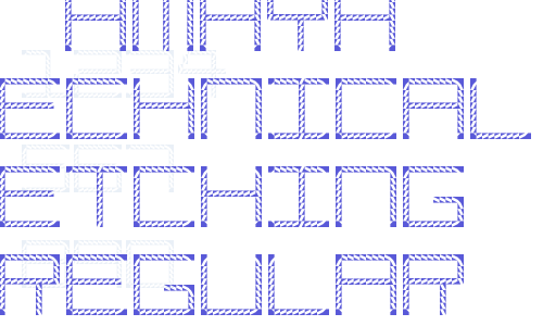 Amaya Technical Etching Regular Font Download